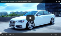 Audi S4  20'' Vossen CV3 Concave Wheels | Rims