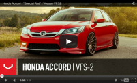 Honda Accord | Special Red | Vossen VFS2