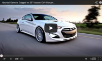 Hyundai Genesis Bagged  Vossen CV4