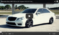 Mercedes Benz AMG E63  Vossen CV7