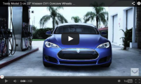 Tesla Model S  Vossen CV1